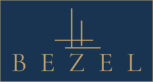 bezel somente logo fundo azul com borda